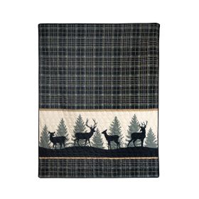 Deer Walk Throw Blanket