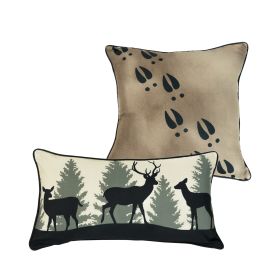 Deer Walk Pillow Set