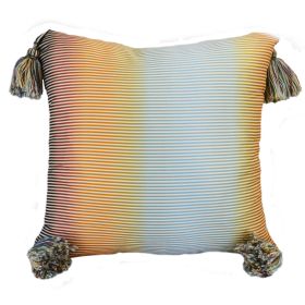 Natures Collage Ombre Decorative Pillow