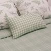 Botanical Check Decorative Pillow Cover