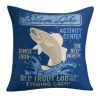 Moose Retreat UCC Trout Decorative Pillow