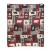 Bear Peak Microfiber Throw Blanket