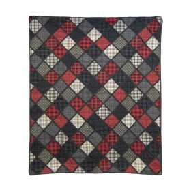 Lumberjack Microfiber Throw Blanket