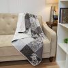 Indiana Farmhouse Microfiber Throw Blanket