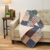Rustic Paisley Microfiber Throw Blanket