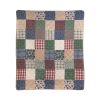 Rustic Paisley Microfiber Throw Blanket
