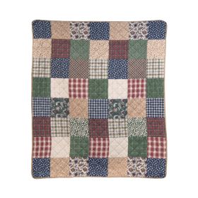 Rustic Paisley Microfiber Throw Blanket