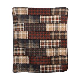 LJ Plaid Throw Blanket