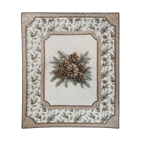 Pine Medallion Throw Blanket