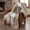 Pine Medallion Throw Blanket