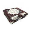 Log Cabin Star Throw Blanket