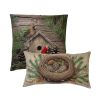 Cardinal Pine Pillow Set
