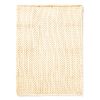 Chunky Knitted (Cream) Throw Blanket