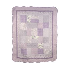 Lavender Rose Throw