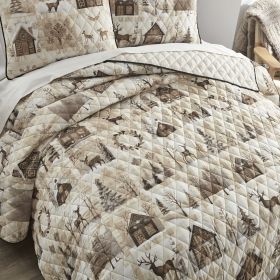 Antique Winter King Quilt Set