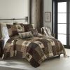 Pine Panels King Quilt Set