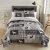 Ridge Point 3PC King Quilt Set