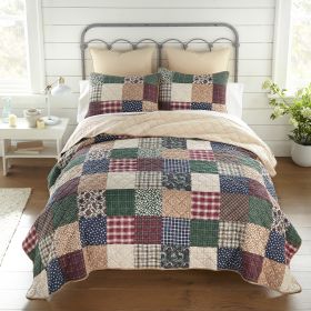 Rustic Paisley 3PC King (Cal) Quilt Set