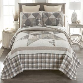Smoky Star King Quilt Set