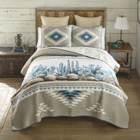Cacti Queen Quilt Set