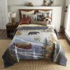 Sunset Cottage Woods Decorative Pillow