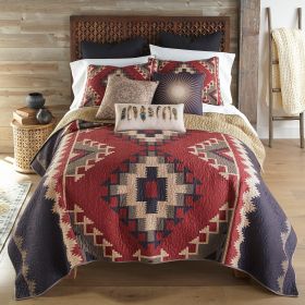 Mojave Red UCC 3 PC Queen Quilt Set