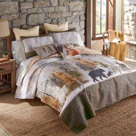 Dawn Mist 3PC King Quilt Set