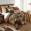 Green Forest Queen Quilt Set