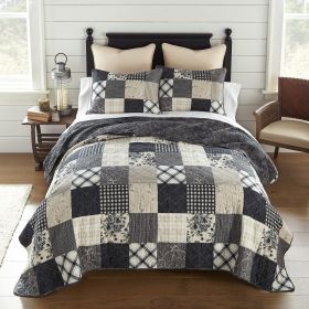 Augusta 3PC King (Cal) Quilt Set