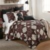 Log Cabin Star 2PC Twin Quilt Set