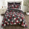 Lumberjack 3PC King Quilt Set