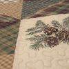 Pine Star 3PC King Quilt Set