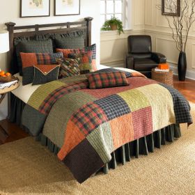 Woodland Square Full/Queen Cotton Quilt