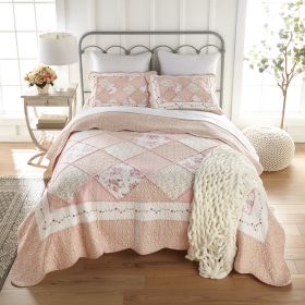 Strawberry Garden 3PC King Quilt Set