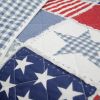 Star & Stripe 3PC Queen Quilt Set