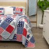 Star & Stripe 2PC Twin Quilt Set