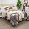 Rustic Paisley 3PC Queen Quilt Set