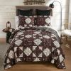 Log Cabin Star 2PC Twin Quilt Set