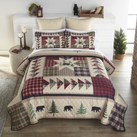Forest Point King Quilt Set