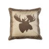 Pine Medallion Dec Pillow (Leaf/Moose)