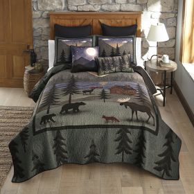 Wild Retreat Queen Quilt Set