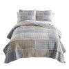 Slate Cobblestone Twin Quilt Set