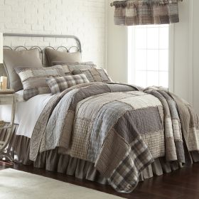 Smoky Cobblestone King Cotton quilt