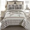 Smoky Star Queen Quilt Set