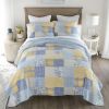 Spring Flowers 3PC Queen Quilt Set