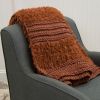 Plush Knit (Rust) Throw