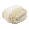 Plush Knit (Ivory) Throw
