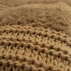 Plush Knit (Camel) Throw