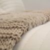 Plush Knit (Taupe) Throw