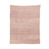 Plush Knit Throw (Silver Pink)